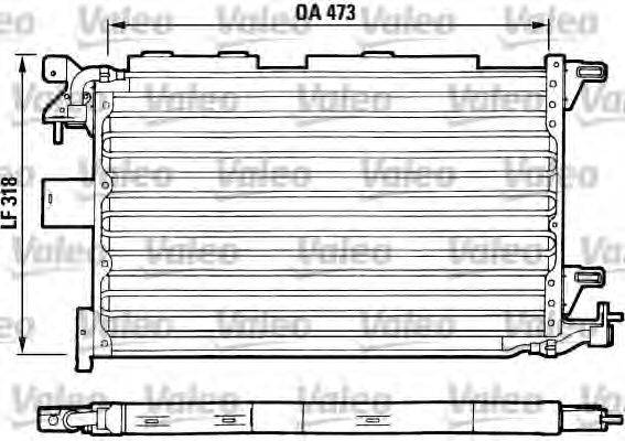 VALEO 816727 Конденсатор, кондиционер