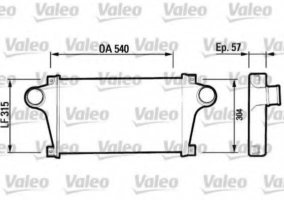 VALEO 816731 Интеркулер