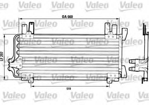 VALEO 816742 Конденсатор, кондиционер