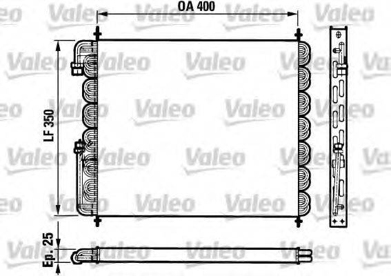 VALEO 816771 Конденсатор, кондиционер