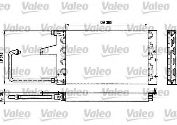 VALEO 816772 Конденсатор, кондиционер