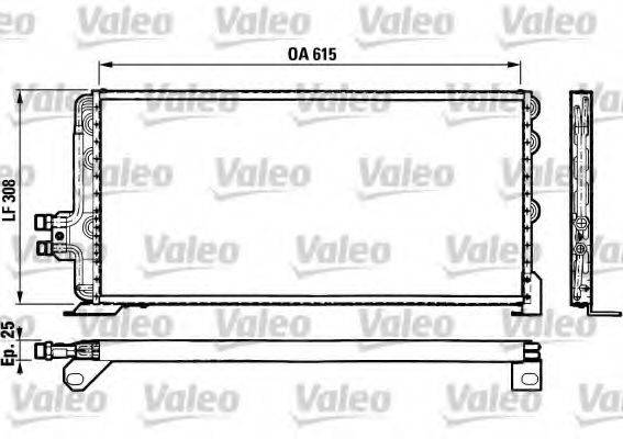 VALEO 816780 Конденсатор, кондиционер