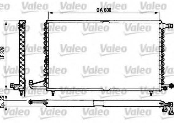 VALEO 816781 Конденсатор, кондиционер