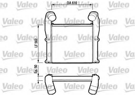 VALEO 816793 Интеркулер