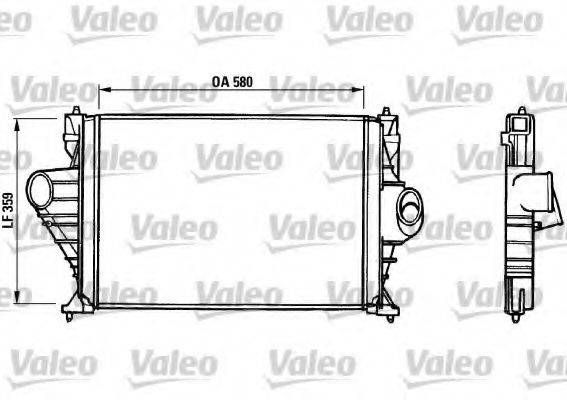 VALEO 816823 Интеркулер