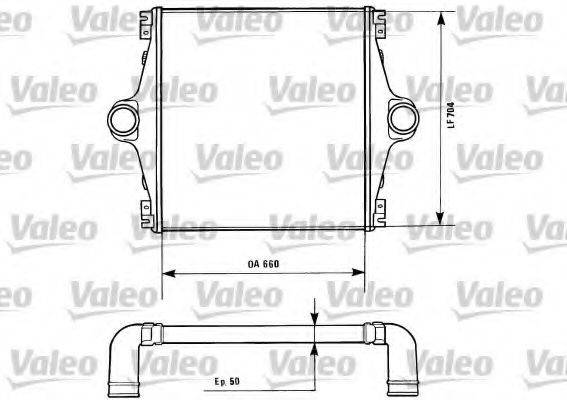 VALEO 816846 Интеркулер