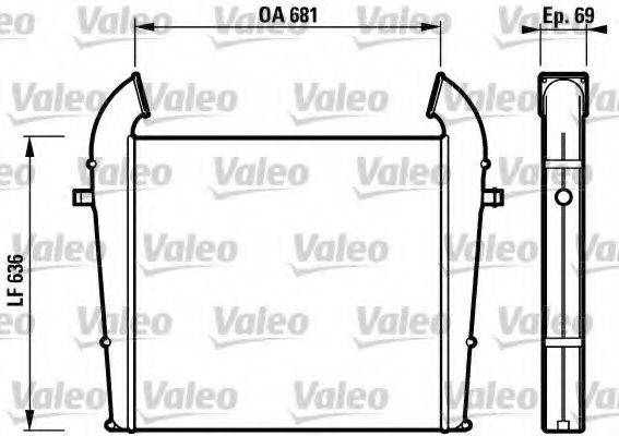 VALEO 816853 Интеркулер