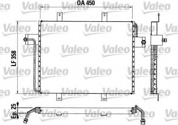 VALEO 816869 Конденсатор, кондиционер