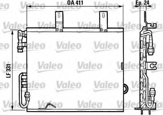VALEO 816873 Конденсатор, кондиционер
