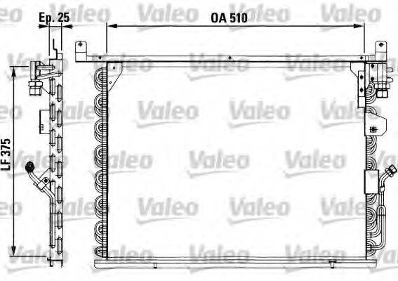 VALEO 816878 Конденсатор, кондиционер