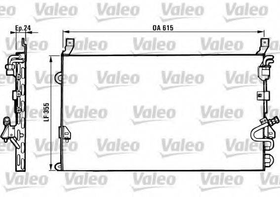 VALEO 816880 Конденсатор, кондиционер