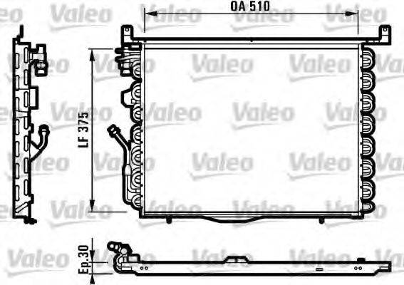 VALEO 816881 Конденсатор, кондиционер