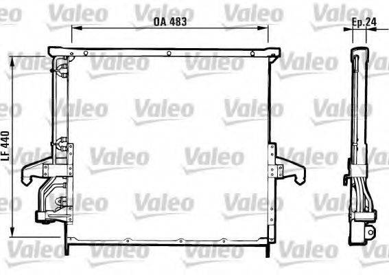 VALEO 816894 Конденсатор, кондиционер