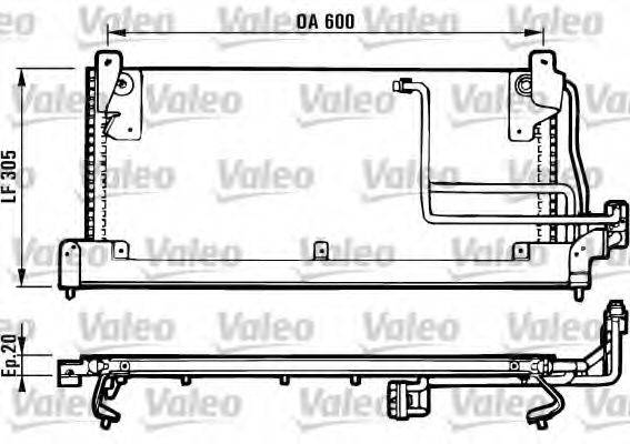 VALEO 816902 Конденсатор, кондиционер