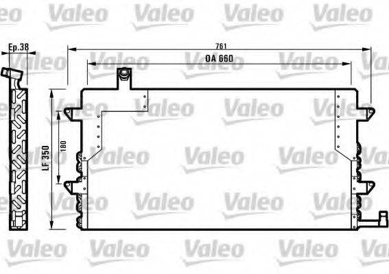 VALEO 816911 Конденсатор, кондиционер