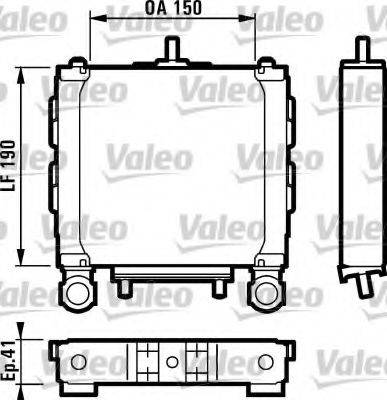 VALEO 816914 масляный радиатор, двигательное масло