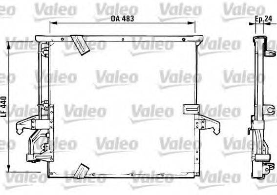 VALEO 816937 Конденсатор, кондиционер