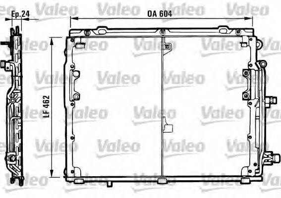 VALEO 816938 Конденсатор, кондиционер