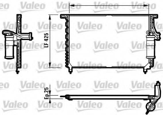 VALEO 816946 Конденсатор, кондиционер