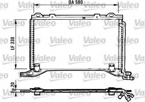 VALEO 816949 Конденсатор, кондиционер