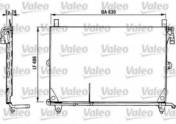 VALEO 816954 Конденсатор, кондиционер