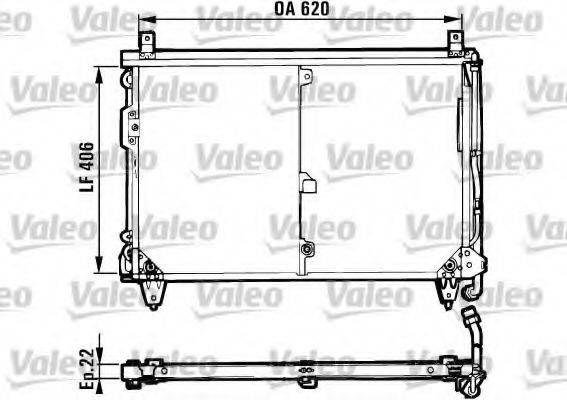 VALEO 816955 Конденсатор, кондиционер