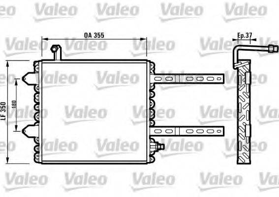 VALEO 816972 Конденсатор, кондиционер