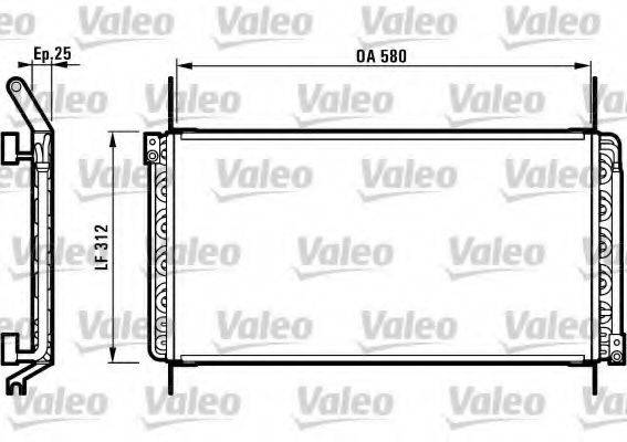 VALEO 816974 Конденсатор, кондиционер