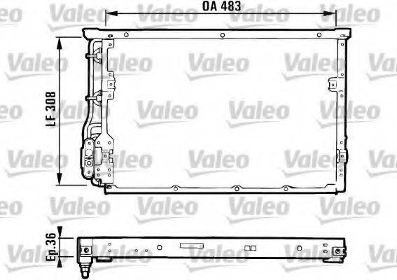 VALEO 816982 Конденсатор, кондиционер