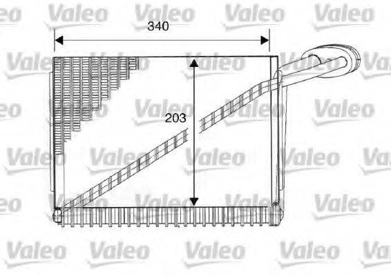 VALEO 817104 Испаритель, кондиционер