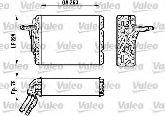 VALEO 817111 Испаритель, кондиционер