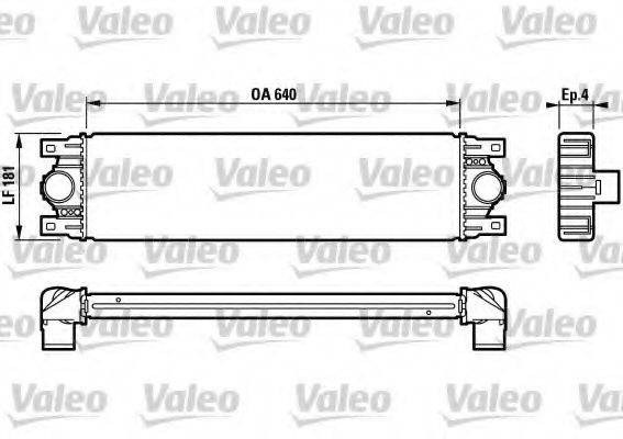VALEO 817115 Интеркулер