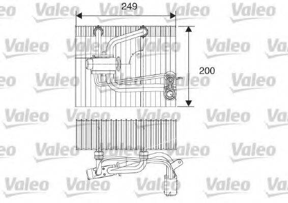 VALEO 817209 Испаритель, кондиционер