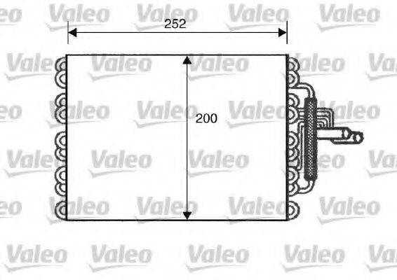 VALEO 817217 Испаритель, кондиционер