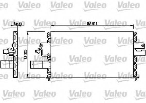 VALEO 817227 Конденсатор, кондиционер