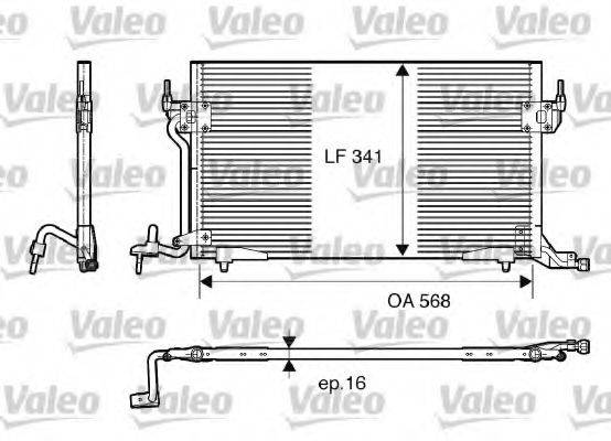 VALEO 817230 Конденсатор, кондиционер