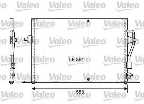 VALEO 817232 Конденсатор, кондиционер