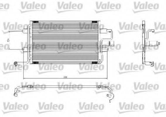 VALEO 817244 Конденсатор, кондиционер