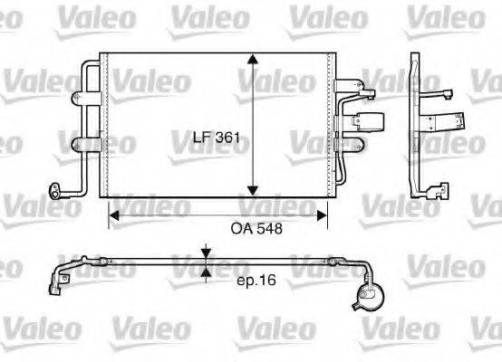 VALEO 817427 Конденсатор, кондиционер