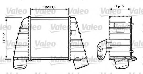 VALEO 817488 Интеркулер