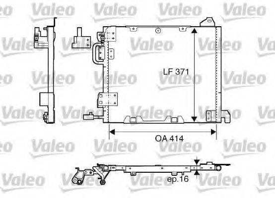 VALEO 817506 Конденсатор, кондиционер