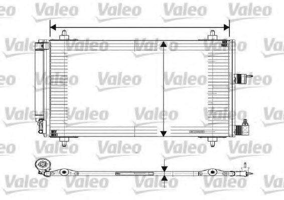 VALEO 817508 Конденсатор, кондиционер