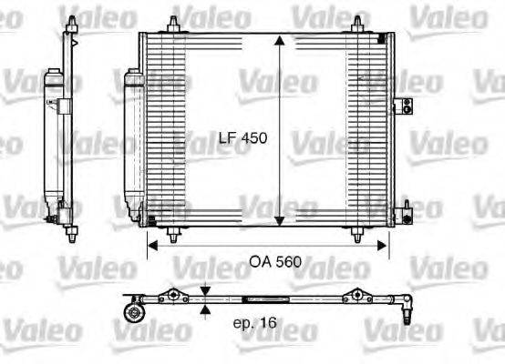 VALEO 817579 Конденсатор, кондиционер