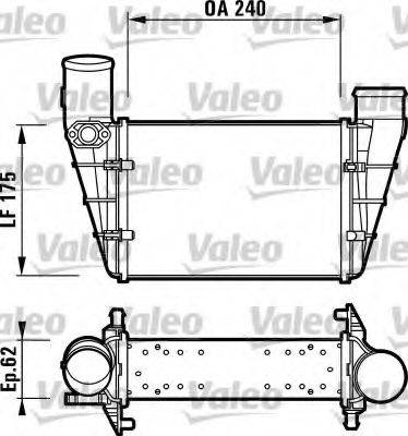 VALEO 817625 Интеркулер