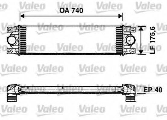 VALEO 817637 Интеркулер