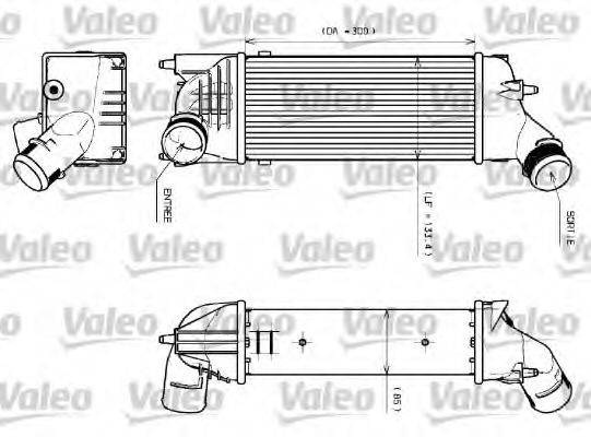 VALEO 817639 Интеркулер