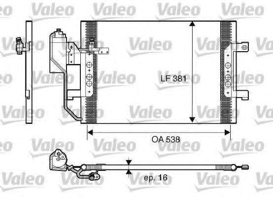 VALEO 817659 Конденсатор, кондиционер