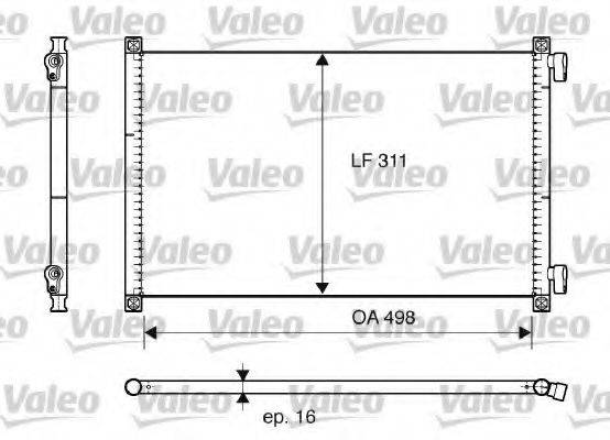 VALEO 817685 Конденсатор, кондиционер