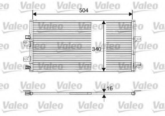 VALEO 817687 Конденсатор, кондиционер