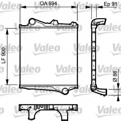 VALEO 817774 Интеркулер